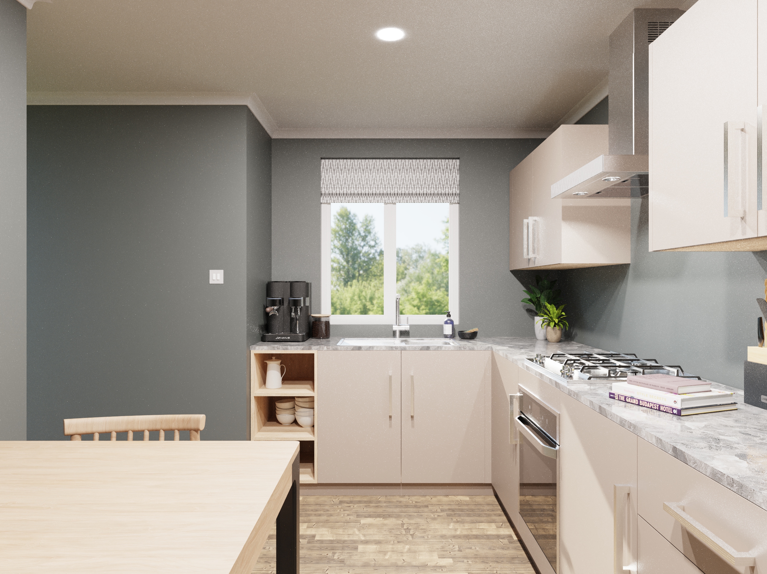 Ice Kitchens — Cashmere Sleek Grey Stone